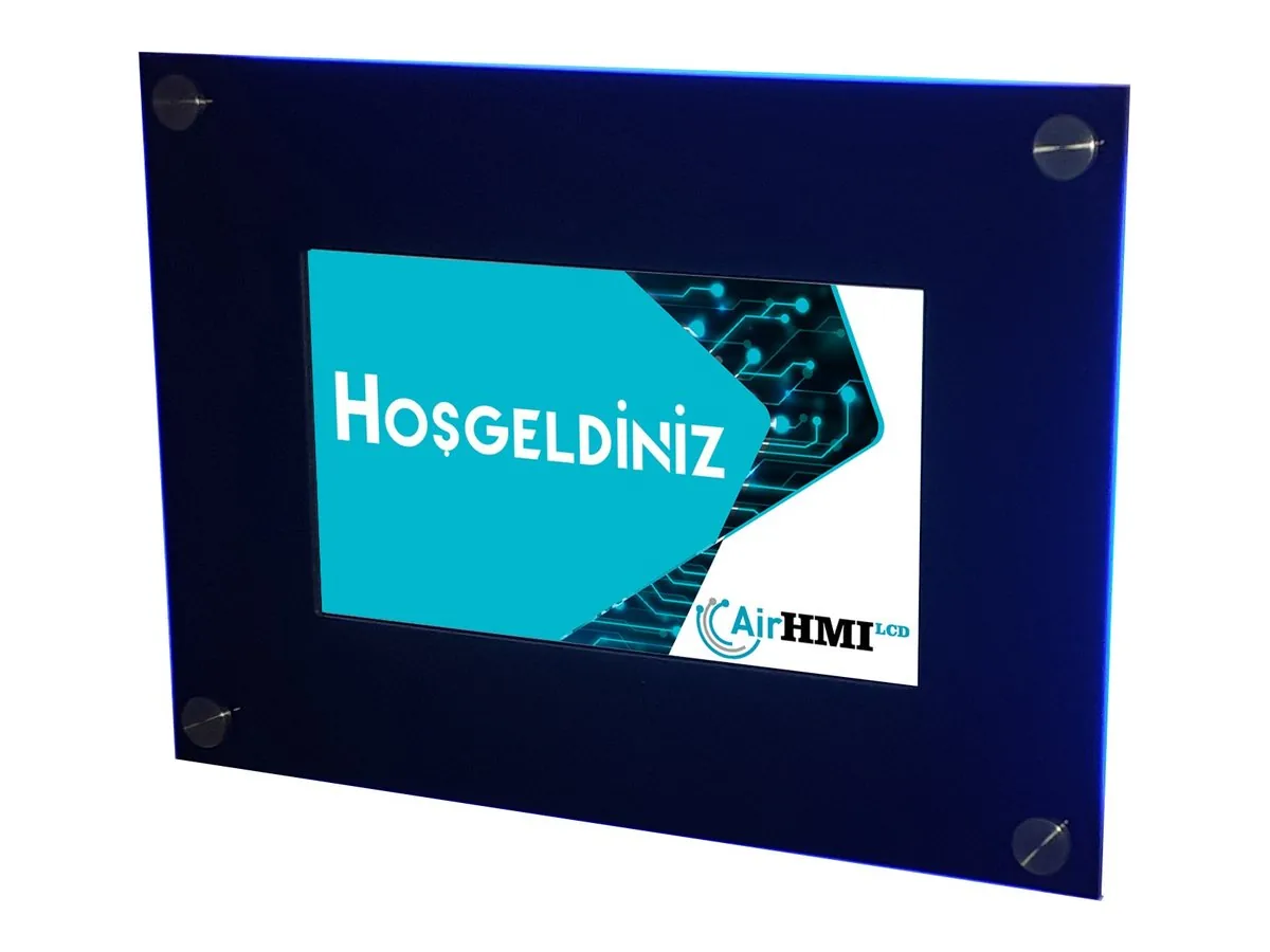 AirHMI 10.1" Kapı İsimliği (Ethernetli, Uzak Yönetimli)