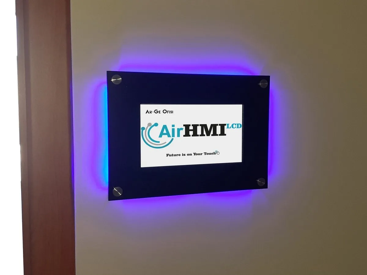 AirHMI 10.1" Kapı İsimliği (Ethernetli, Uzak Yönetimli) – görsel 2
